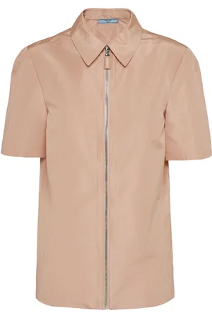 Prada Short-sleeved faille shirt