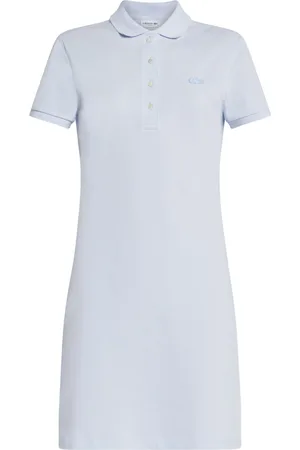 Lacoste Logo-appliqué cotton polo dress
