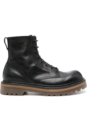 Premiata Leather combat boots