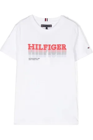 Tommy Hilfiger Logo-rubberised cotton T-shirt