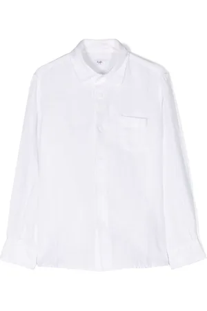 Il gufo Patch-pocket linen shirt
