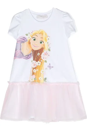 MONNALISA Frozen cotton T-shirt dress