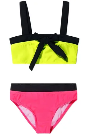 Nessi Byrd Bow-embellished bikini set