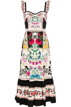 La DoubleJ Gingerbread floral maxi dress