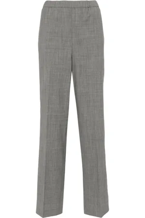 Fabiana Filippi Mélange straight-leg trousers