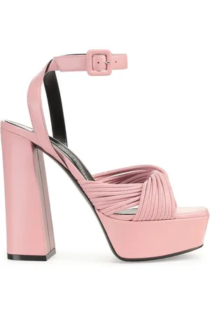 Sergio Rossi Akida leather platform sandals