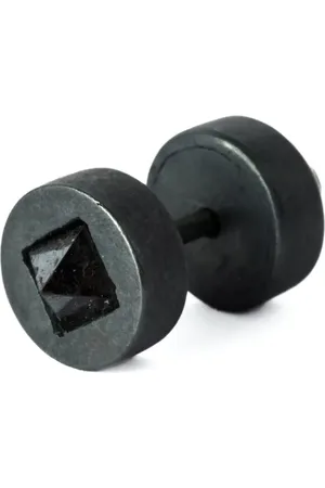 PARTS OF FOUR Crystal-embellished sterling silver stud earring