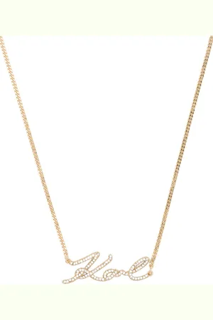Karl Lagerfeld K Signature necklace