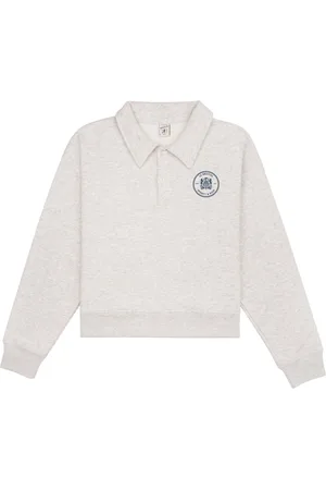 Sporty & Rich Bristol-crest long-sleeve polo top