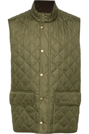 Barbour Diamond-quilted logo-embroidered gilet