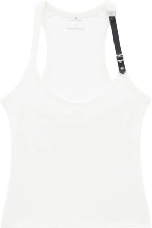 Courrèges Holistic buckle-appliqué tank top