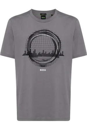 HUGO BOSS Graphic-print cotton T-shirt