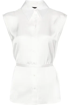 Fabiana Filippi Satin sleeveless shirt
