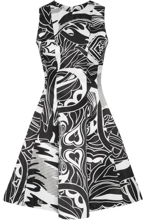 Philipp Plein Graphic-print duchesse mini dress