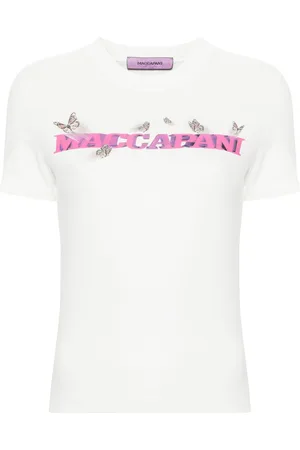 MACCAPANI Logo-print cotton T-shirt