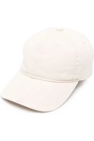 Totême Leather-trim cotton baseball cap