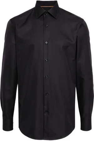 HUGO BOSS Long-sleeve cotton shirt