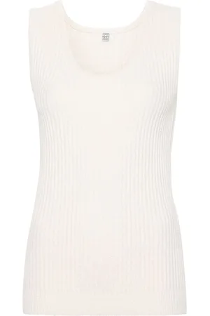 Totême Ribbed knitted top