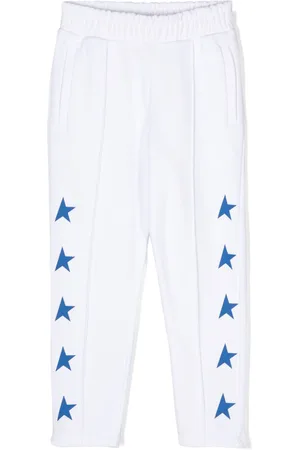 Golden Goose Star-print jersey trousers
