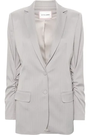 Styland Pinstriped single-breasted blazer