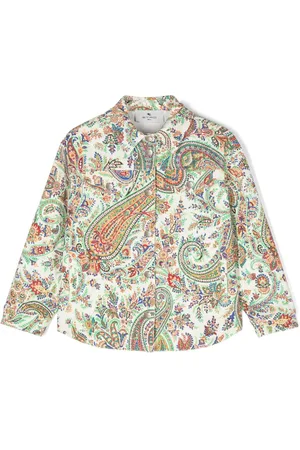 Etro Paisley-print denim jacket