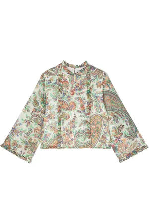 Etro Paisley-print cotton blouse