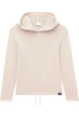 Courrèges Logo-patch mesh jumper