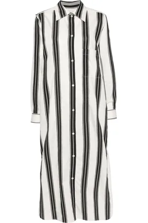 Totême Stripe-pattern shirt dress