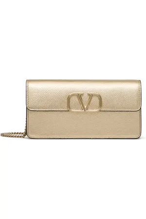 VALENTINO GARAVANI VLogo Signature leather chain wallet