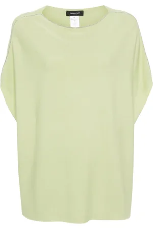 Fabiana Filippi Beaded-trim sleeveless sweater