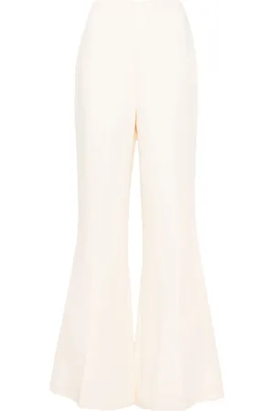 Twin-Set Pressed-crease flared trousers