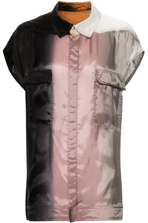 Rick Owens 110D Lido degrade-print shirt