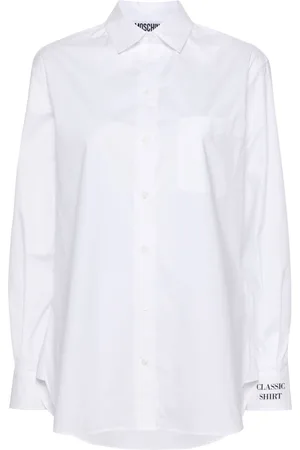 Moschino Chest-pocket poplin shirt