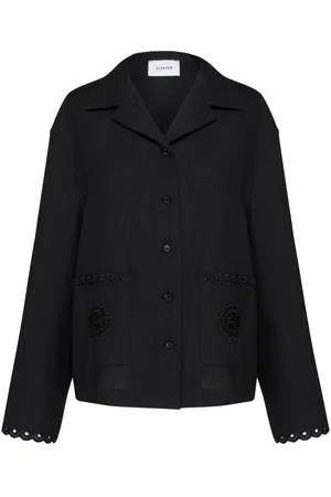 Sleeper Sofia embroidered linen shirt