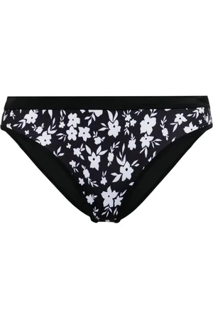 Duskii Floral-print bikini briefs