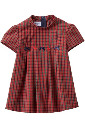 Familiar Checked cotton dress