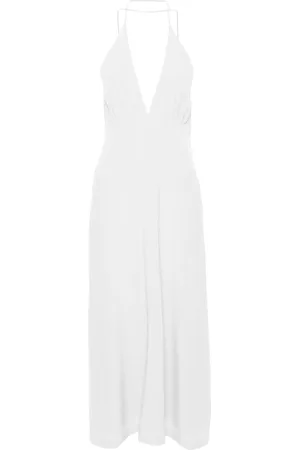 Totême Halterneck silk dress