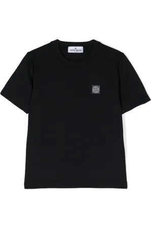 Stone Island Compass-patch cotton T-shirt