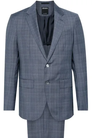 Ermenegildo Zegna Checked single-breasted suit