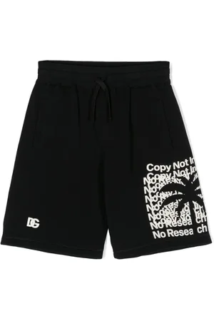 Dolce & Gabbana Logo-print cotton shorts
