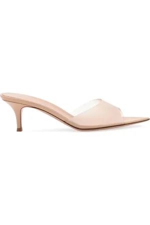 Gianvito Rossi Elle 55mm translucent mules