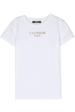 Balmain Appliqué-logo T-shirt