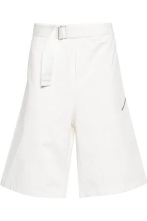 OAMC Decorative-belt cotton shorts