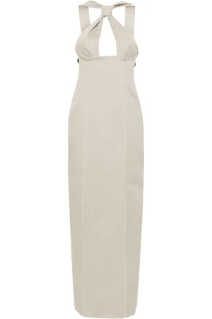 Sinéad O’Dwyer Tie cotton maxi dress