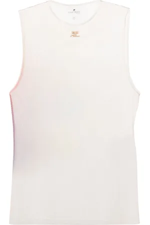 Courrèges Aura tulle top