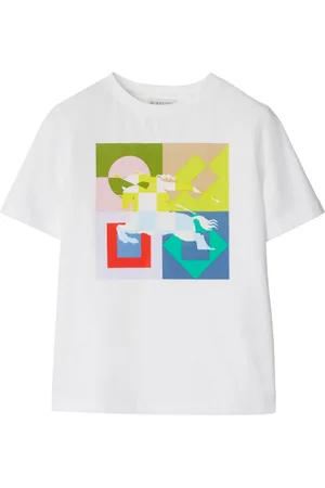 Burberry Equestrian Knight-print cotton T-shirt