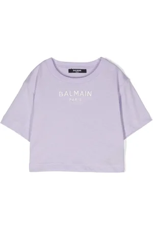 Balmain Logo-embroidered cotton T-shirt