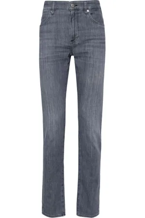 HUGO BOSS Mid-rise slim-fit jeans