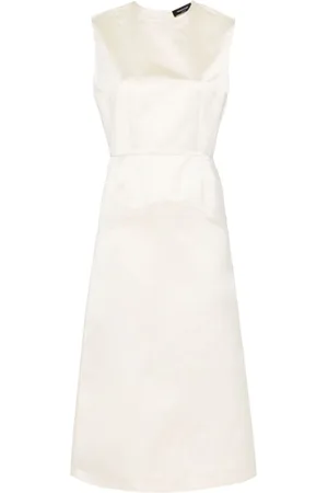 Fabiana Filippi Satin midi dress