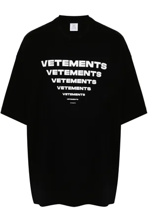 Vetements Logo-print cotton T-shirt